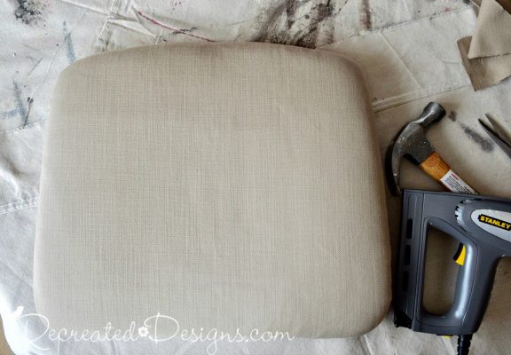 How to Easily Recover Chair Seats - Recreated Designs