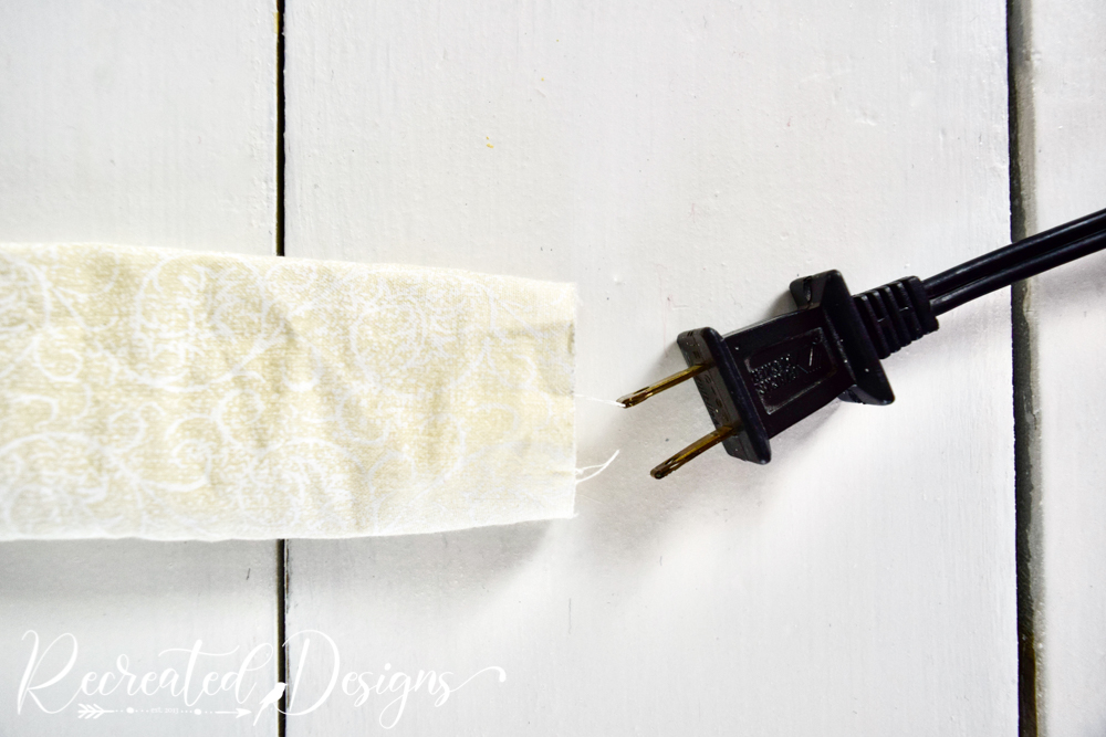 Make Your Own Electrical Cord Covers - Fabric Cord Covers 