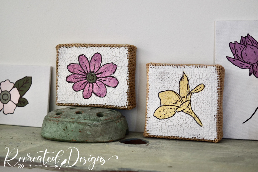 Paint Beautiful Mini Spring Art Pieces - Even if You Aren't an